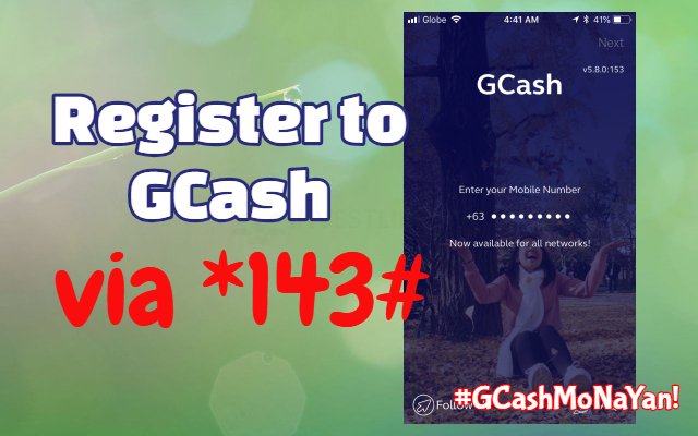 How to Register in Gcash via Text (Access Code *143#)