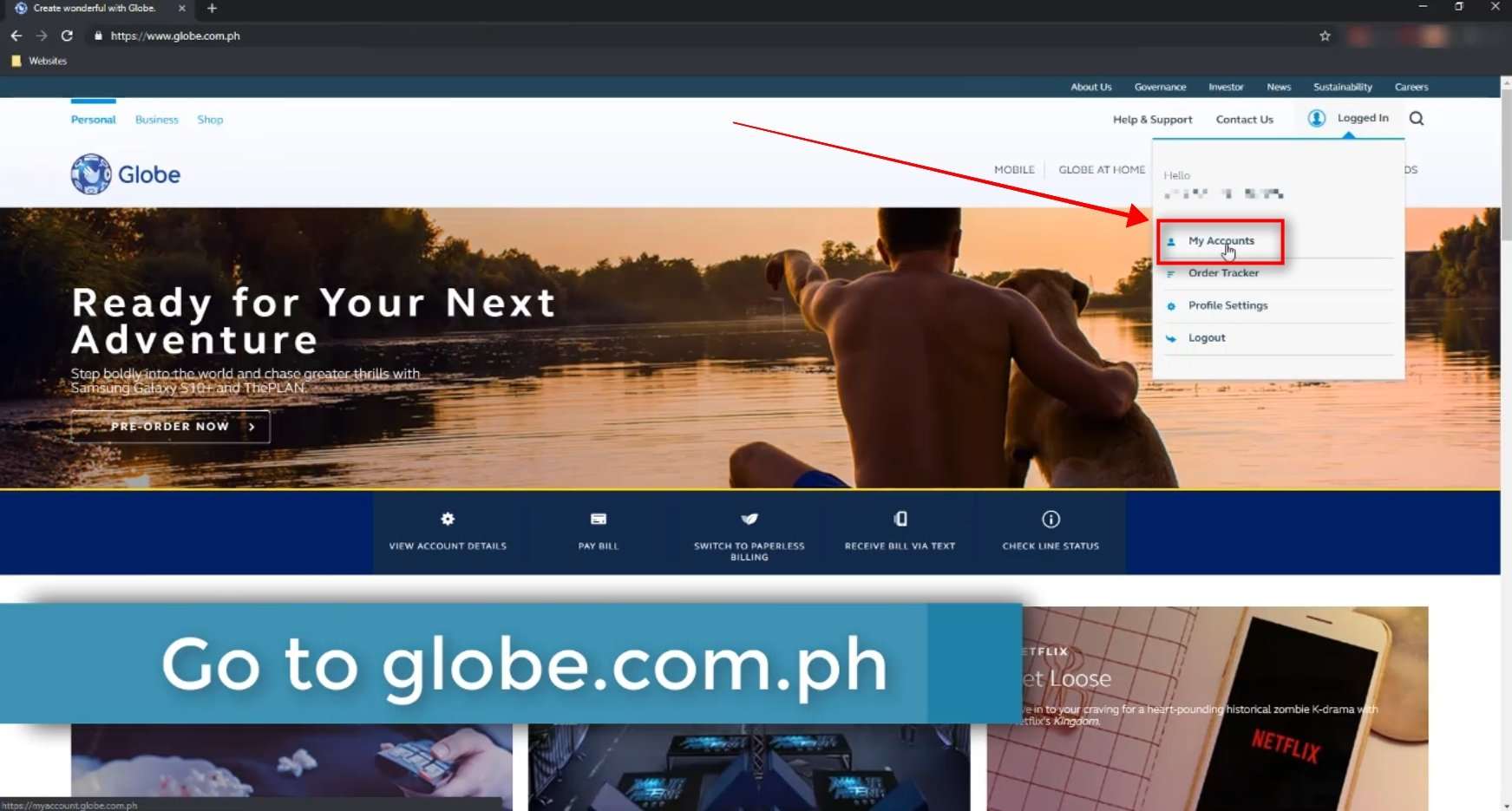 Globe outstanding hot sale balance