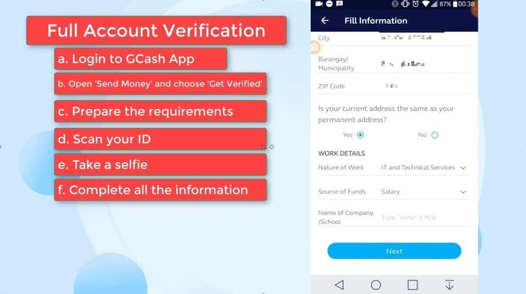 GCash KYC Full Verification: How to GCash Verify Account Online