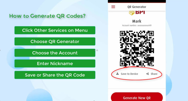 BPI Transfer to 3rd Party using QR Code for FREE (2019)