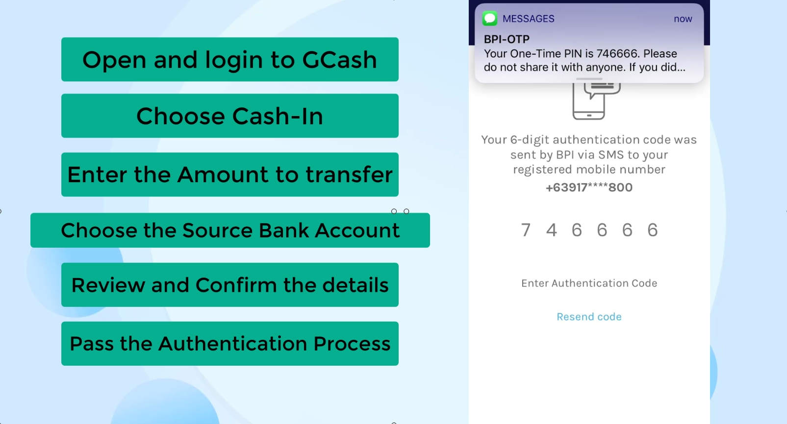 How To Bpi Send Money To Security Bank Using Gcash For Free 19