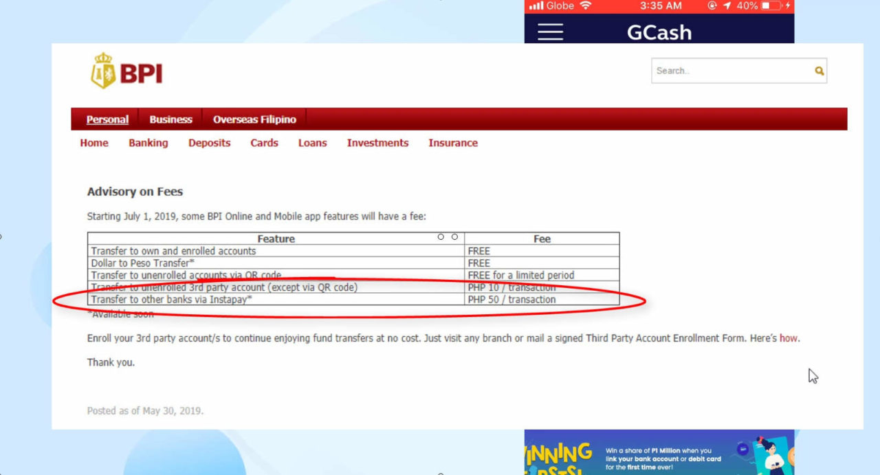 How To BPI Send Money To Security Bank Using GCash For FREE (2019)