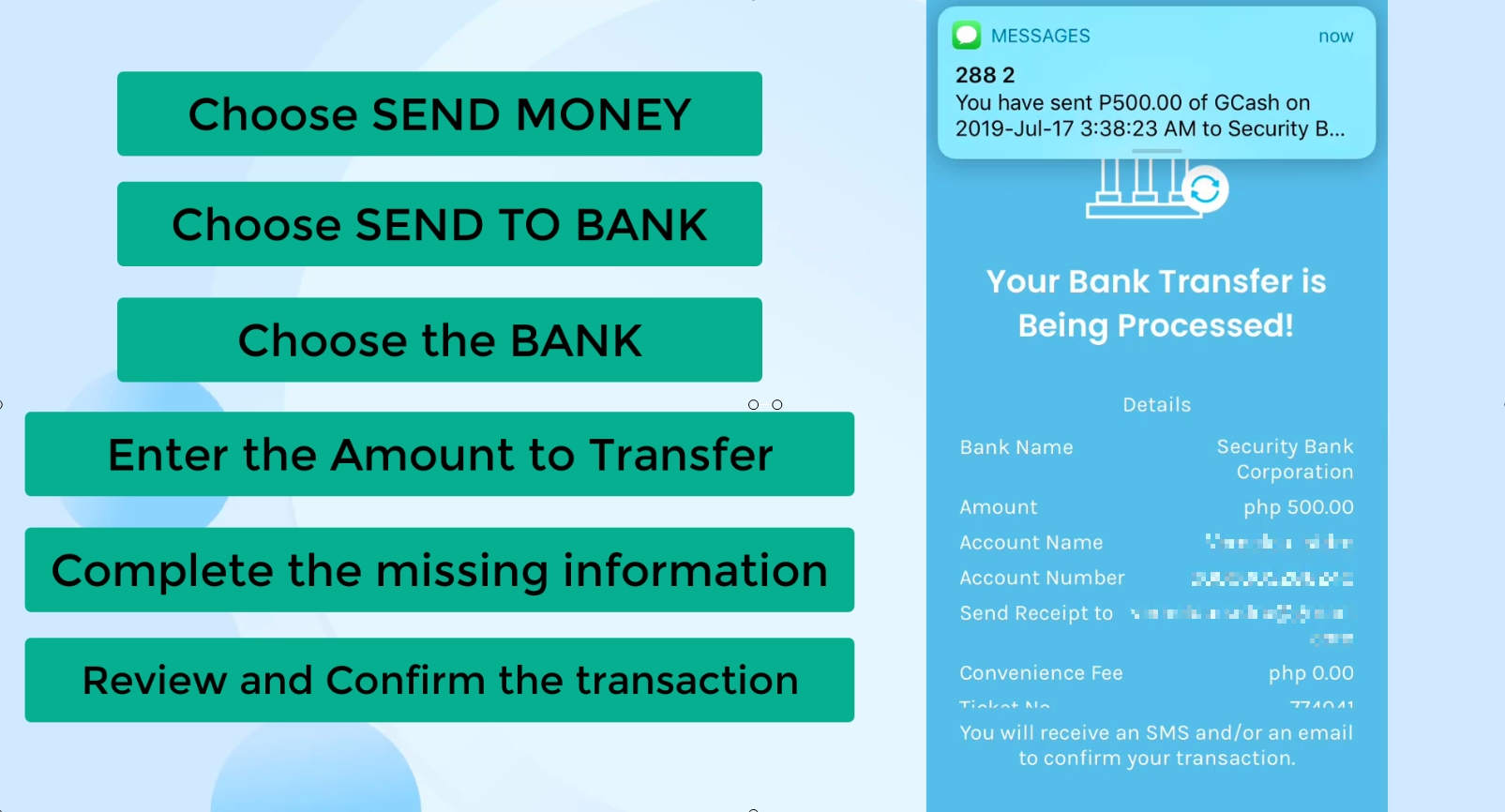 BPI send money security bank using gcash 28