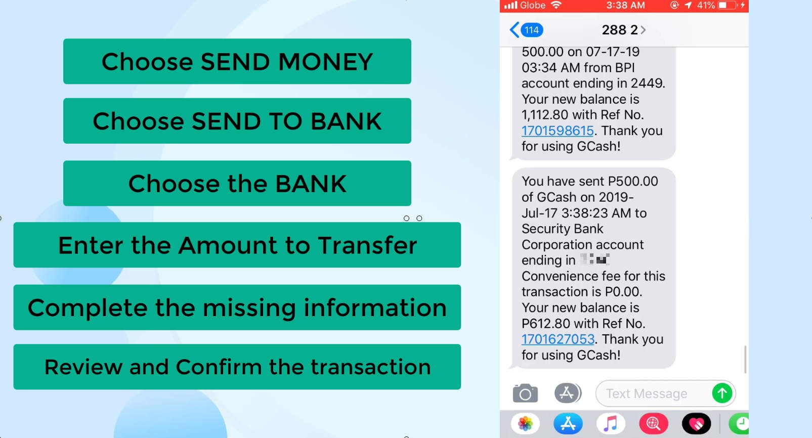 BPI send money security bank using gcash 29