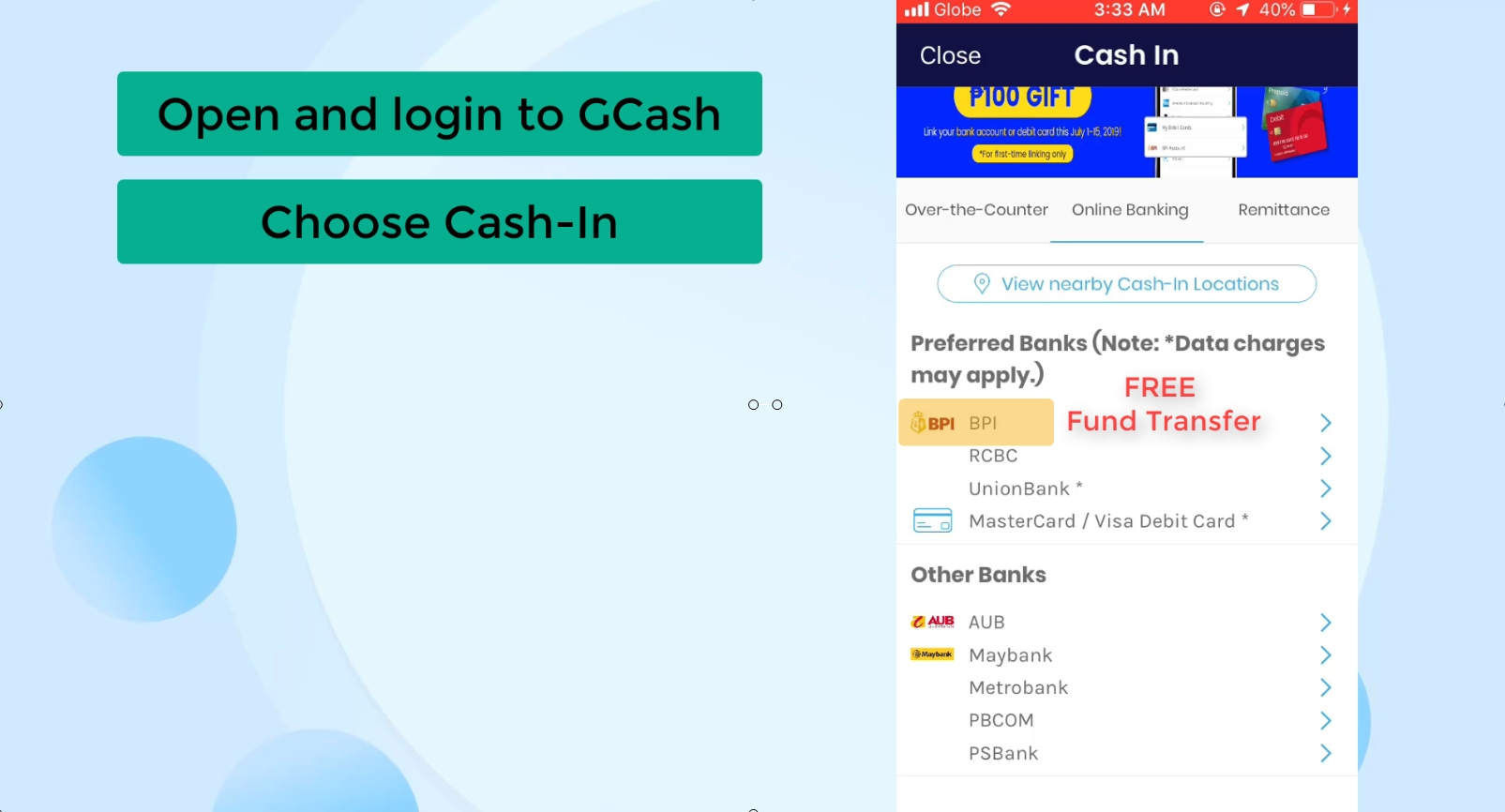 How To Bpi Send Money To Security Bank Using Gcash For Free 19