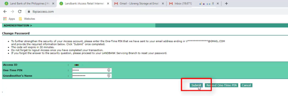 Landbank iAccess Online Account: How to Unlock or Reset your Password
