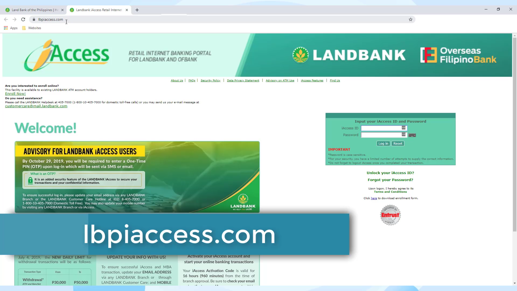 Landbank Iaccess Online Account How To Unlock Or Reset Your Password