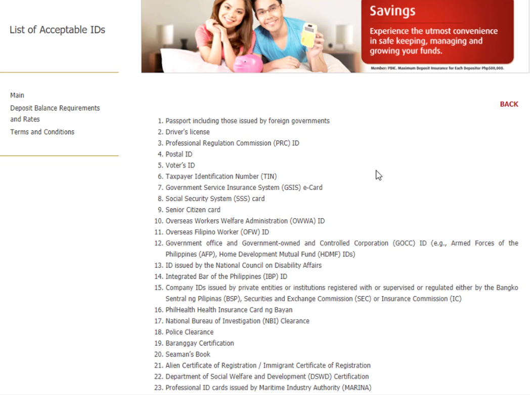 Bpi Requirements And Process How To Open Bpi Savings Account 6509